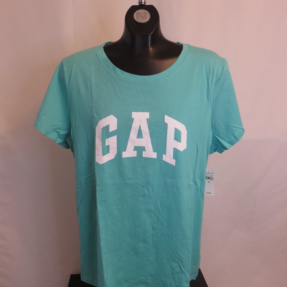 GAP:  Green Gap Logo T-Shirt